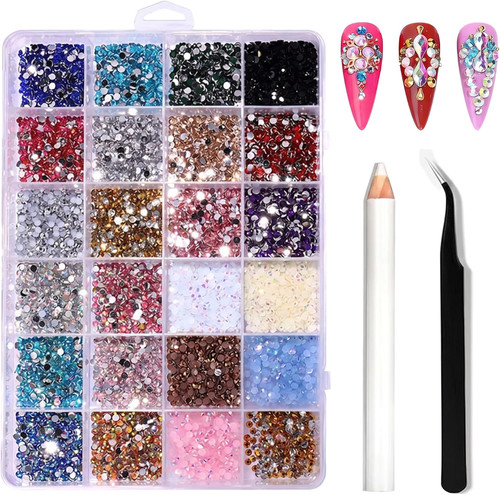 Bedazzling kit nail - kit,, gems