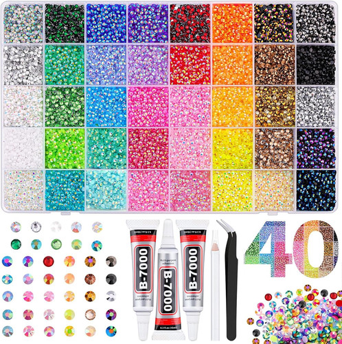32000pcs nail art rhinestones - 32000pcs,