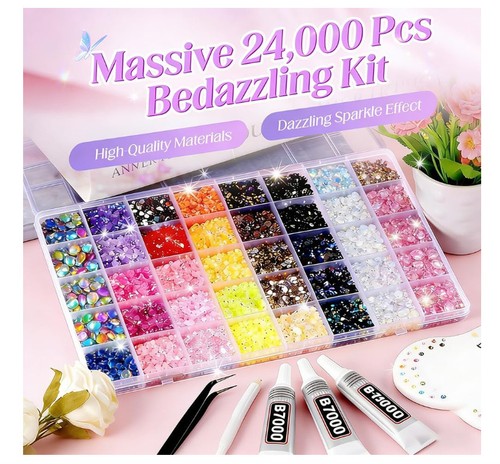 32000pcs resin rhinestone - 24-32000pcs,
