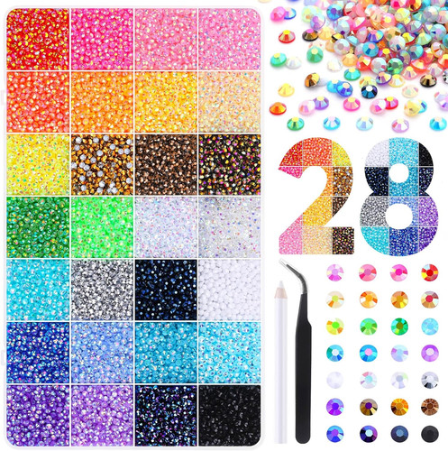 34000pcs resin rhinestone - 34000pcs,