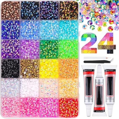 Bedazzling kit with glue - bedazzling,