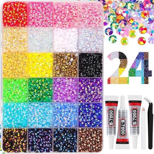 Bedazzling kit with glue and - with,