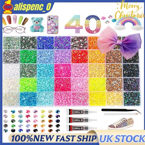 Bedazzling kit with - kit, glue,