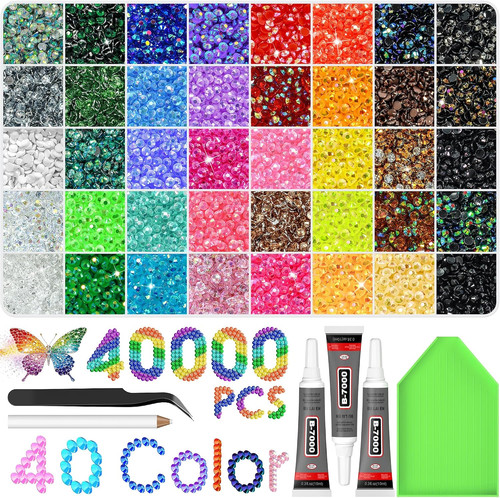 40000pcs bedazzling kit - 40000pcs,