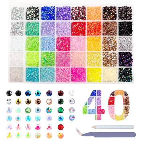 32000pcs nail art rhinestones - 32000pcs,