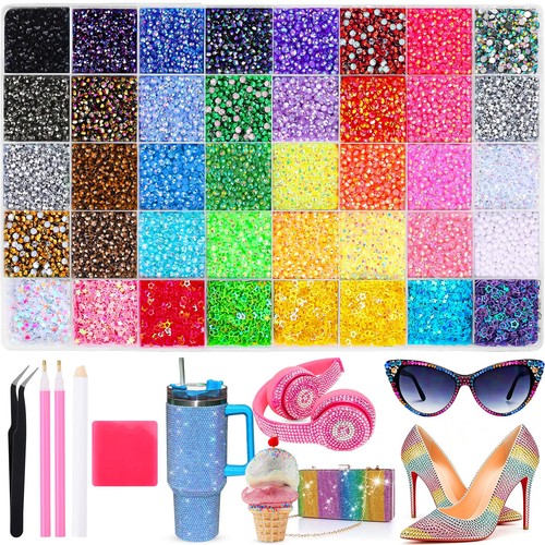 Nail art rhinestones - art,