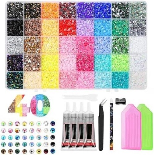Colors 40000pcs bedazzling - colors,