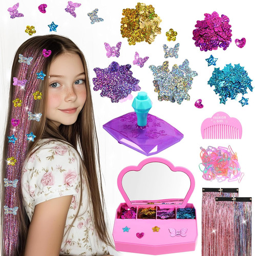 Hair gem stamper - gem, girl