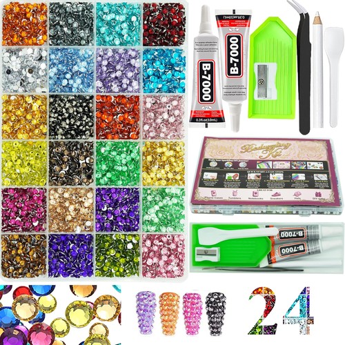 Colours bedazzling kit with - 24,