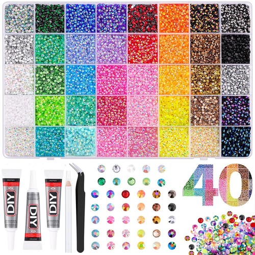 40000pcs bedazzling kit - bedazzling, nail