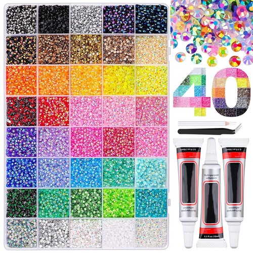 Bedazzling kit with glue - kit,