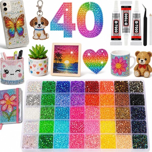 Colours bedazzling kit with - 40,