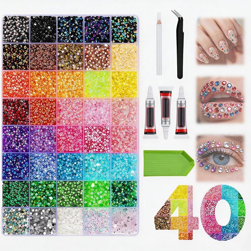 Colors 32000pcs rhinestone - colors,