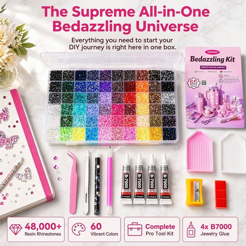 Bedazzling kit 48000pcs - bedazzling,