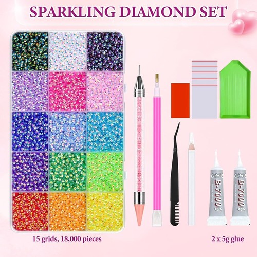 18000 pcs rhinestone kit - 18000, 15